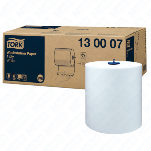 Tork 130007 paper towel 250m x 19.5cm for dispenser, efficient, cellulose, white