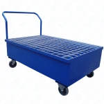 Wanna wychwytowa mobilna 1200x800x230 lakierowana wanna ociekowa na 2 beczki 200L