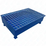 Wanna wychwytowa 1200x800x330 mm economy,  200l, lakierowana paleta ociekowa na 2 beczki, antykorozyjna
