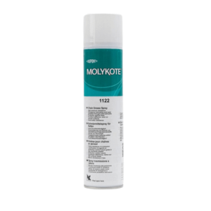Molykote 1122 spray 400 ml smar syntetyczny na bazie stałych środków smarnych do łożysk, przekładni, łańcuchów, antykorozyjny, przeciwzużyciowy, wodoodporny