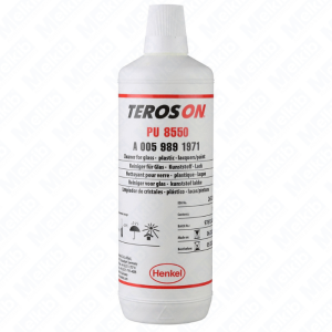 Teroson PU 8550 1000 ml przeźroczysty zmywacz przed klejeniem na bazie rozpuszczalnika izopropanolu do szkła, lakierowanego metalu i powierzchni z powłoką ceramiczną