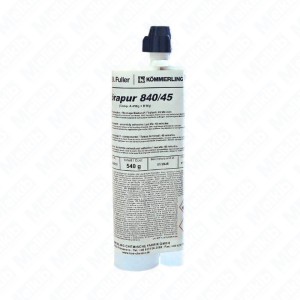Korapur 840/45 372ml two-component polyurethane adhesive for metals, polyester-glass laminates, flexible, beige, time 45 min.