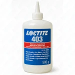 Loctite 403 500 g cyanoacrylate instant, low-odor, low bloom, medium viscosity adhesive for metal, plastics, elastomers and porous materials