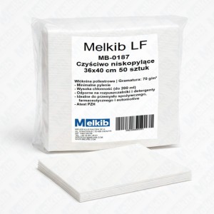 Low-Lint Industrial Wipe Melkib LF 36x40 cm 50 pcs MB-0187 – highly absorbent and chemically resistant