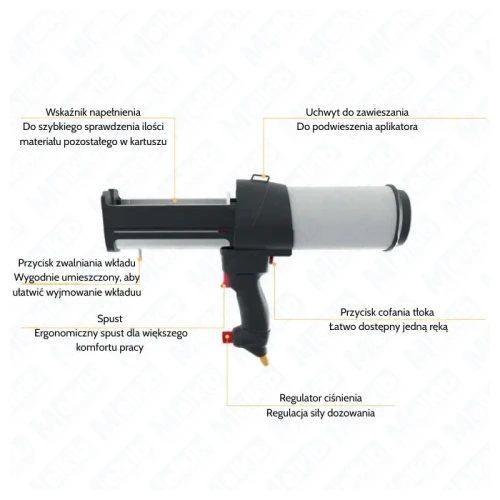 Pistolet pneumatyczny DP2X