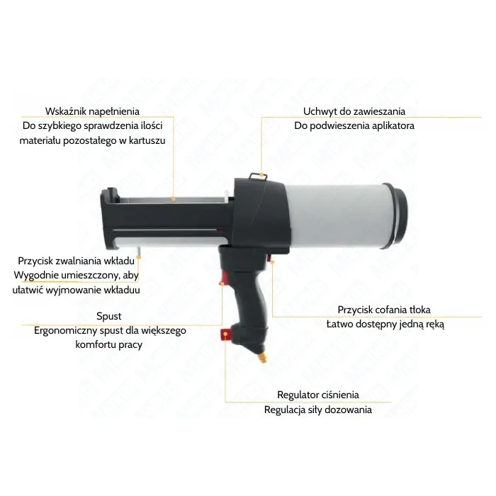 Pistolet pneumatyczny DP2X