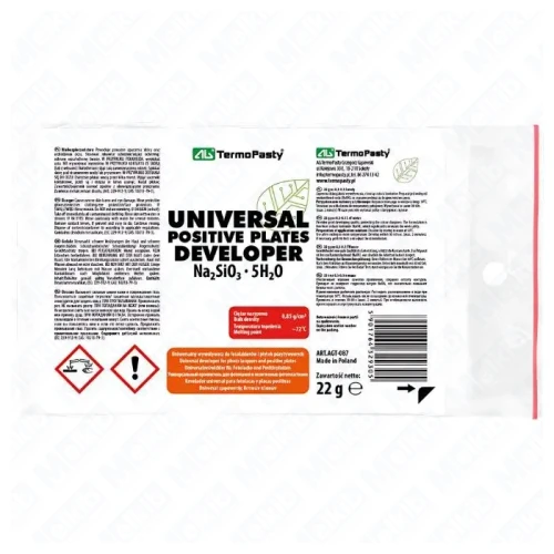 Profesjonalny wywoływacz do fotolakierów i płytek pozytywowych AGT-087