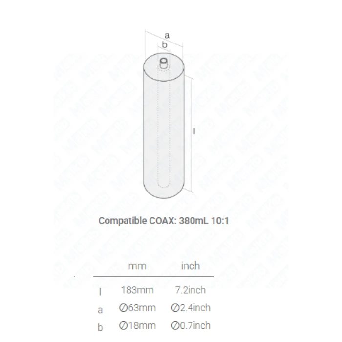 AirFlow 3 CCA 380A wymiary