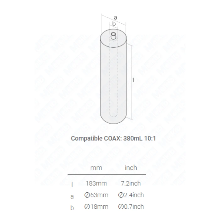 AirFlow 1 CCA 380B wymiary 3