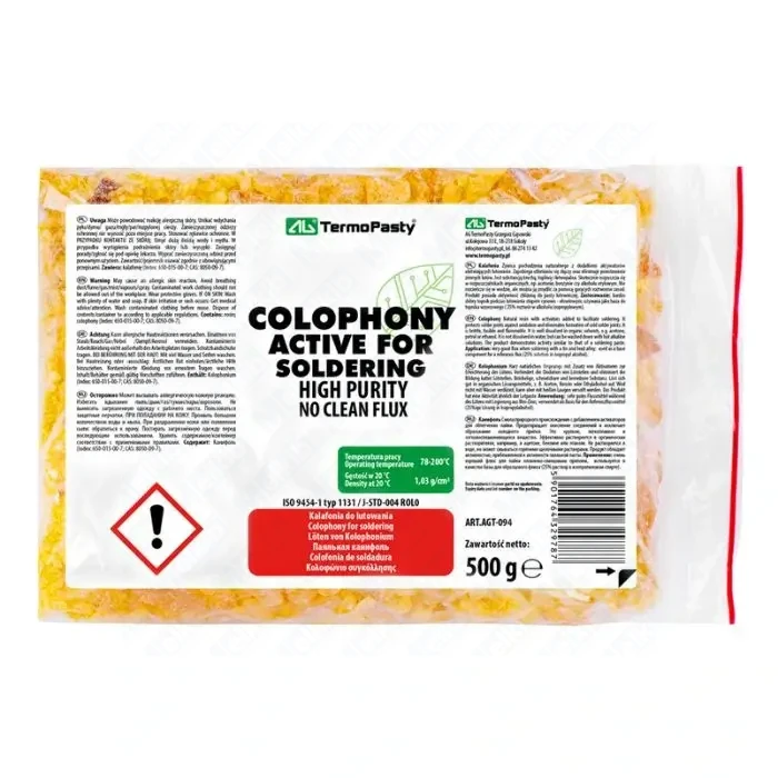 Kalafonia lutownicza 500 g  AGT-094