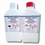 TELPOX C 300 UV  Teluria, dwuskładnikowa epoksydowa bezbarwna żywica do zalewania 1068g żywicy + 332g utwardzacz aminowy- 1,4kg