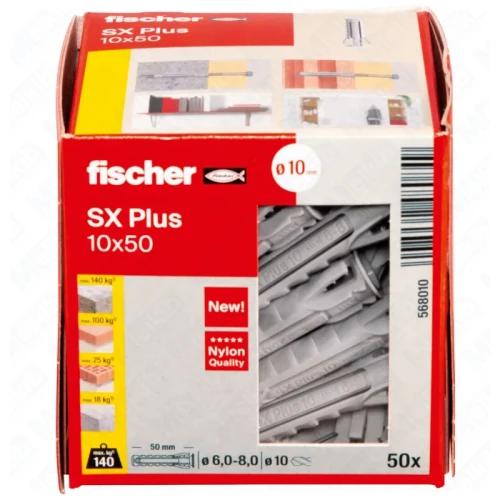 Fischer SX Plus 10x50 Plug 50szt