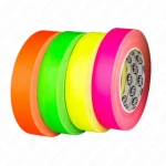 Taśma fluoroscencyjna do znakowania Gaffer 62400 12mm x 25m, różne kolory, materiałowa, wodoodporna.