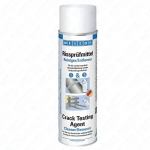 Weicon Crack Testing Agent Cleaner Spray 400 ML, degreasing NDT aerosol, removes oils, greases, penetrant residues