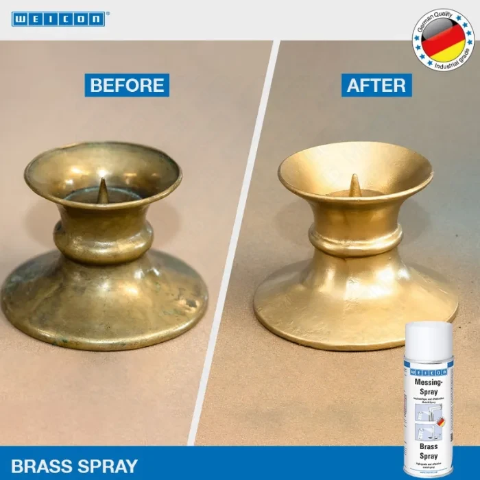 Spray mosiężny Weicon Brass Spray 400 ml szybkoschnacy