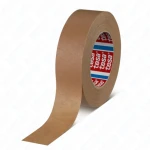 TESA 4341 taśma maskująca lakiernicza 140°C, brązowa, 50 m × 50 mm, papier krepowany, kauczuk naturalny