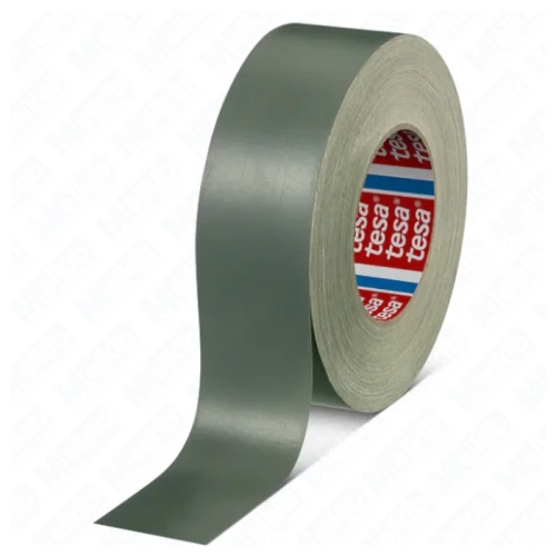 Tesa 4657 taśma tkaninowa 180°C, szara, 50 m × 19 mm