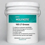 MOLYKOTE 165 LT 5 kg, smar niskotemperaturowy z MoS2,  sprzedaż po 4 sztuki, cena za 1 sztukę, czarny, do łożysk, przegubów i prowadnic – przemysłowy smar plastyczny
