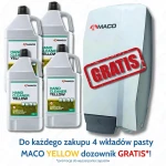 Maco Handcleaner Yellow gel 4 * 4l with a dispenser for free