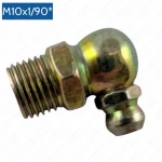 Grease nipple M10×1/90°, angled zerk fitting for bearings and pins
