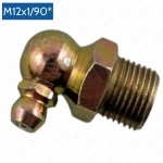 Grease nipple M12×1/90°, angled zerk fitting for bearings and pins