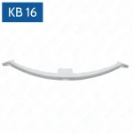 Fischer KB 16 flat nylon cable clip, ClipFix plus SD / hammer-in fixing N, pack of 50
