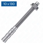 fischer FWA 10 x 130, stud anchor for C20/25 concrete, through- and pre-positioned installation, fast fixing with reduced embedment, pack of 25