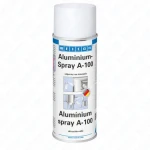 WEICON Aluminium Spray A-100 400 ml, odporna na ścieranie, powłoka aluminiowa antykorozyjna, szybkoschnąca, do metalu, wewnątrz i na zewnątrz