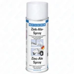 WEICON Zinc-Alu Spray 400 ml, odcień cynkowania ogniowego, naprawa ocynku, aerozol antykorozyjny, odporność >450 h w mgle solnej