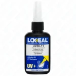 Loxeal Klej UV 30-11 50 ml, niska lepkość, do PC ABS PVC i plexi, klej utwardzany światłem UV do komponentów medycznych