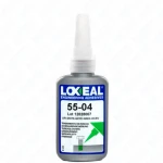 Loxeal 55-04 anaerobic threadlocker 50 ml, thixotropic adhesive for medium-size metal threads, high load and corrosion protection