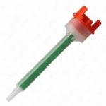 Medmix MFQX 05-16L statyczny mikser Quadro do klejów 2K 490 ml, F-System 4:1 i 10:1, 16 elementów, Luer-Lock, 5 mm, 101 mm, krótka dysza do precyzyjnej aplikacji