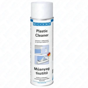 WEICON Plastic Cleaner 500 ml, plastic cleaner spray, degreaser for rubber, silicone-free, colorless