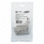SOPI Pack plastové perforované pouzdro 12 × 80 mm, 5 ks, pro injektážní pryskyřice, kotvení do dutých materiálů