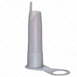 Melkib Clip Nozzle V-Seam with Guide Pin, M15 Cartridge Tip 9 × 9 mm, HDPE, 2.5 g