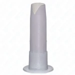 Dysza kartridżowa Melkib Nozzle V-seam M15, nacięcie V 9 × 9 mm do trójkątnej spoiny, do montażu szyb, HDPE, bez klipsa, 2,4 g