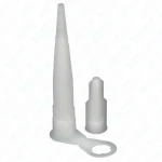 Dysza kartridżowa z klipsem i zatyczką Melkib Clip nozzle with cap S15, zabezpieczenie przed zasychaniem po otwarciu, HDPE, 5 g