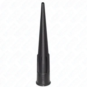 Dysza do kartuszy plastikowych HDPE PCR z gwintem S15, bez klipsa, lekka 2,7 g, kompatybilna ze standardem S15