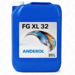 Synthetic PAO food grade compressor oil ANDEROL FG XL 32 ISO VG 32, NSF H1, Kosher, Halal, for rotary-screw compressors