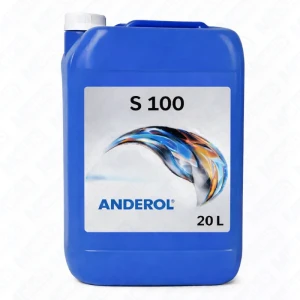 Synthetic Group III compressor oil ISO VG 100 ANDEROL S-100, for oil flooded rotary screw and centrifugal compressors, very high oxidative & thermal stability, 20 L