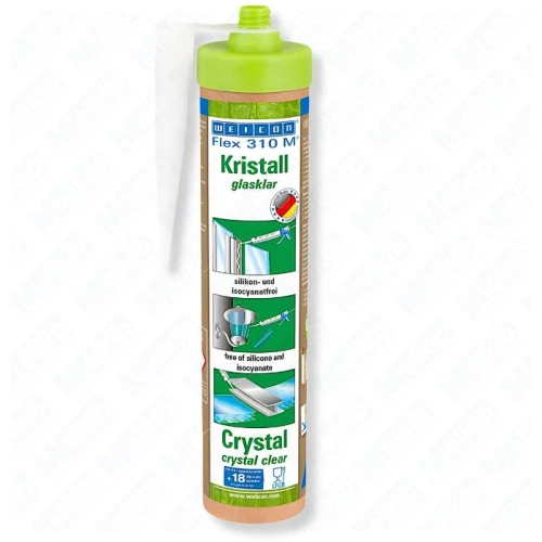 WEICON Green Tube Flex 310 M Crystal klej MS Polimer przezroczysty 280 ml.webp