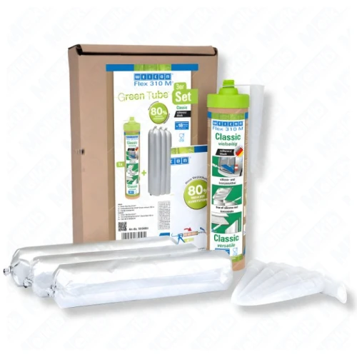 WEICON Green Tube Flex 310 M Classic zestaw klej MS Polimer czarny3.webp