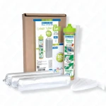 WEICON Green Tube Flex 310 M Classic zestaw klej MS Polimer szary 3 x 280 ml pusta tuba 6 dysz