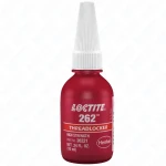 Loctite 262 10 ml czerwony klej do gwintów metalowych, fluorescencyjny, tiksotropowy, średnia / wysoka wytrzymałość, niska lepkość, odporny na drgania, uniwersalny
