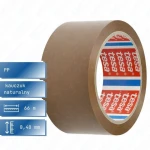 TESA 4263 SOLVENT Brown Packing Tape 48 mm x 66 m
