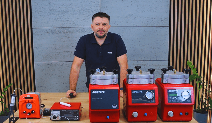 Showroom Melkib przygotowany do prezentacji technologii klejenia i konsultacji technicznych
